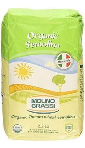 Harina De Sémola Orgánica Italiana Molino Grassi, 35.2 Oz