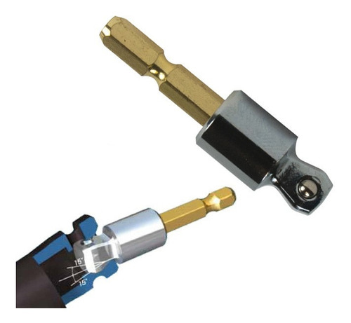 Adaptador Makita B-28547 Para Atornillador Hex 1/4 A  3/8 