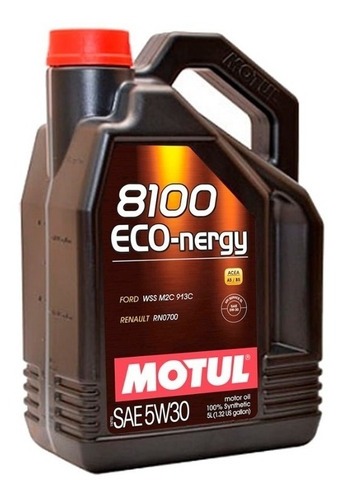 Imagen 2 de 2 de Motul 8100 Eco-Nergy 5W-30 - 5 L