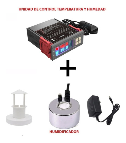 Pack Incubadora Medicion Y Control De Temperatura Y Humedad