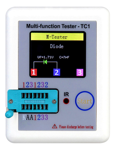 Probador De Transistores Multifunción Tft Calibración Automá