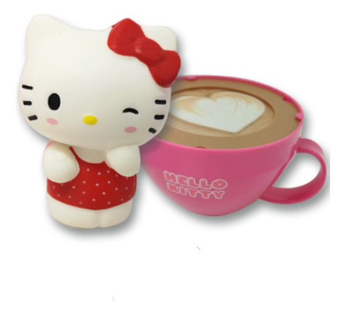 Hello Kitty Capuccino Taza Squishy Sorpresa Fucsia Replay