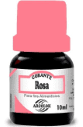 Corante Líquido Alimentício 10ml Arcolor Rosa