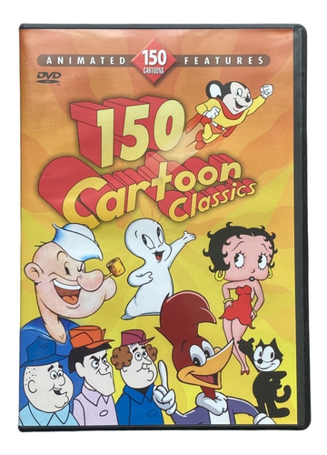 150 Cartoon Classics Dvd Triple (inglés)