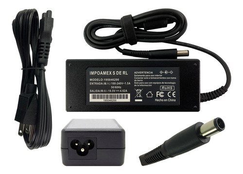 Cargador Eliminador Dell Pa-10 19.5v 4.62a Latitude D810