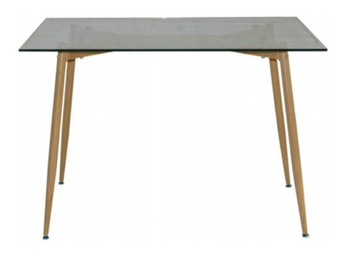 Mesa De Vidrio Elegante Eames Alanis 120cm