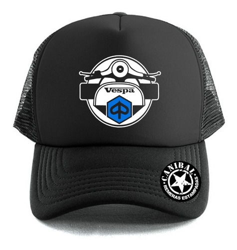 Gorras Trucker, Vespa Motorcycle, Remeras Canibal