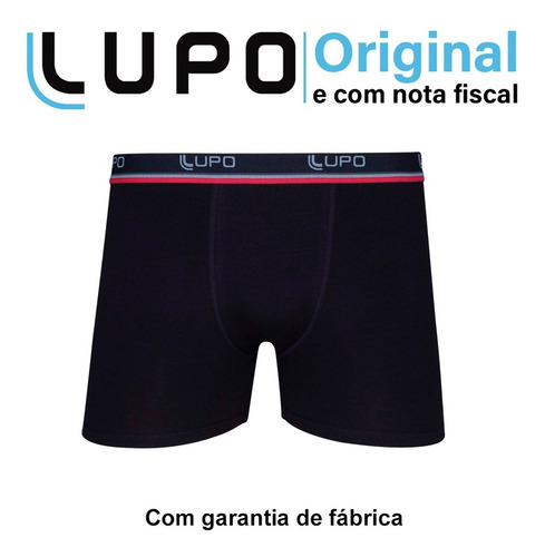 Imagem 5 de 10 de Kit 4 Cuecas Boxer Lupo Em Algodão Masculina Cotton Original