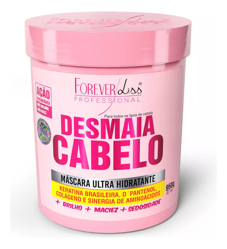Forever Liss Desmaia Cabelo Ultra Hidratante 950g