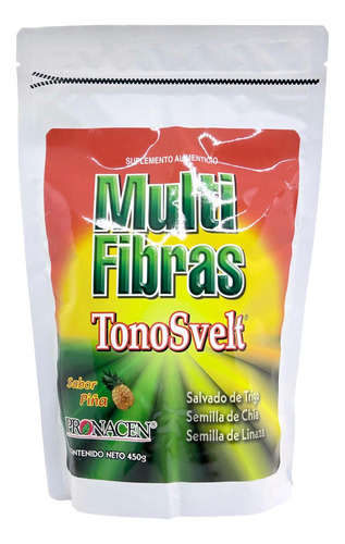 Fibra Multi Fibras Tonosvelt Salvado Linaza Piña 450 G Prona
