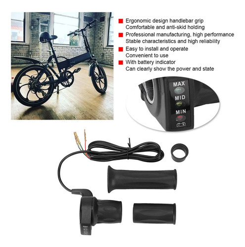 Imagen 5 de 9 de Bici Acelerador De Bicicleta Eléctrica Acelerador Seguro Y E
