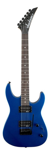 Guitarra elétrica Jackson JS Series JS11 dinky de  choupo metallic blue metálico com diapasão de amaranto