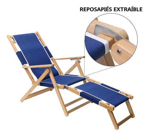 Foh silla de jardin plegable tumbona alberca sol playa