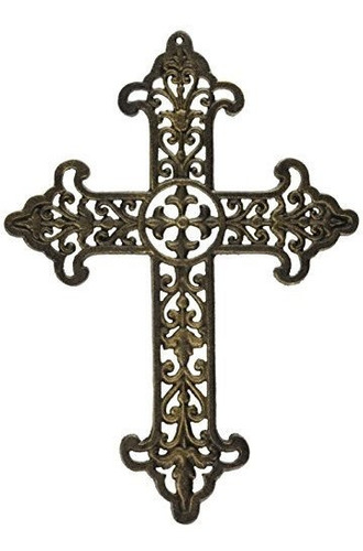 Diseño Toscano Fleur De Lis Cross