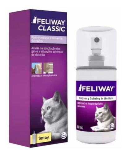 Feliway Classic Spray Ceva 60ml Feromônio