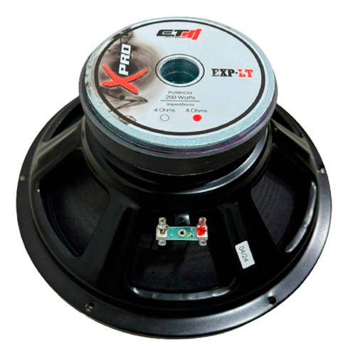4 Alto Falante 12 Pol Etm Lt 8 Ohms Cone Seco Automotivo