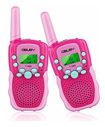 Walkie Talkies Para Niños, 22 Canales, Radio De 2 Vias, Jug