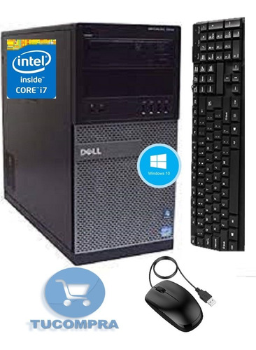 Computador Dell I7 2gen 4gb 160/250/320/500gb Slim Refurbish