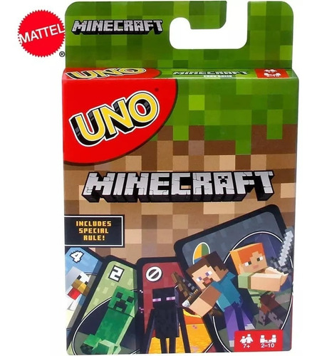 Juego De Cartas Uno Minecraft -super Mario 