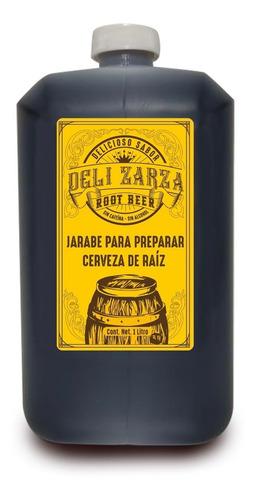 Imagen 2 de 3 de Jarabe De Zarzaparrilla Root Beer Cerveza De Raíz -4 Litros-