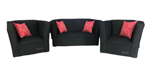 Sillon 2 Cuerpos Vesubio Combo Living + 2 Sillones 1 Cuerpo