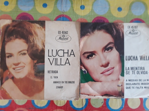 Lucha Villa Lp 45 La Mentira Se Te Olvidara, Retirada