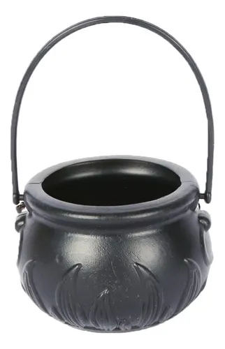 Caldero De Plástico Para Brujas De Halloween, 12 Unidades, C