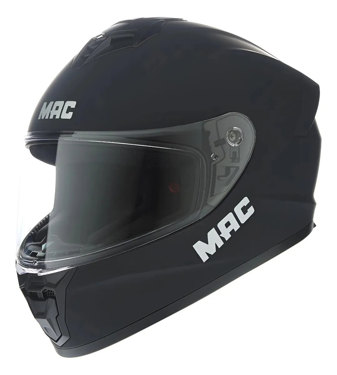 Casco Moto Integral Mac 801 Starter Negro Mate Plan Fas Tamaño del casco L