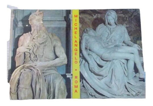 Cartão Postal  Michelangelo Roma Não Circulado
