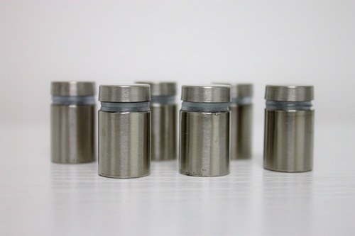 Imagen 3 de 4 de Separadores Distanciadores De Vidrio Acrílico 16x25mm 6 Und