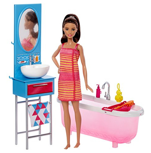 Barbie Baño Y Muñeca