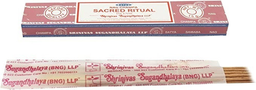 Incienso Satya Nag Champa -sacred Ritual- 12 Varas. Ritual