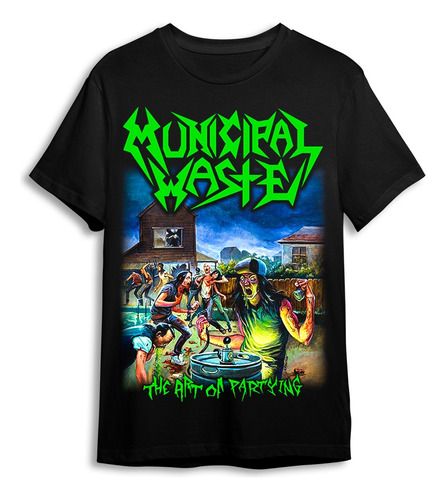 Polera Municipal Waste - The Art Of Partying - Holy Shirt