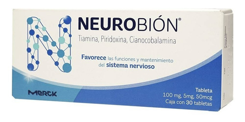 Vitaminas Neurobion Favorece Sistema Nervioso X30 Tabletas 