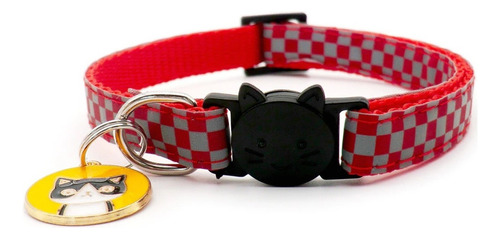 Collar De Seguridad Para Gato | Collar Anti Ahorcamiento Color Rojo