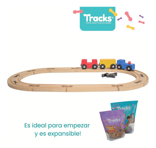 Tracks Circuito Inicial Con Tren Compatible Trencity