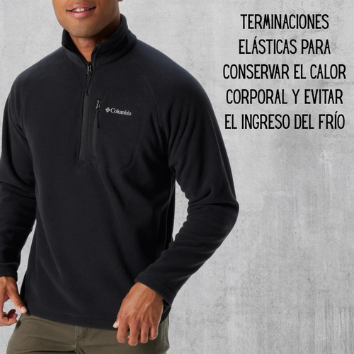 Buzo Columbia Polar Fast Trek 3 Medio Cierre Hombre Térmico