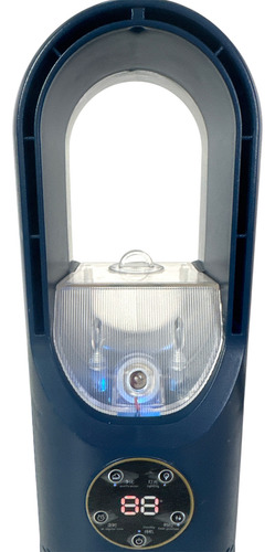 Ventilador Difusor Humidificador Sin Aspas Para Escritorio Azul Oscuro Plástico