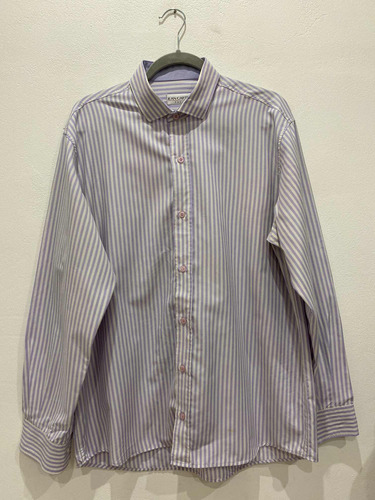 Camisa Marca Jean Cartier Talle 41-42 Rayada