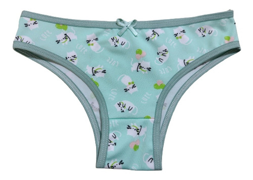 Kit 15 Calcinha Menina Moça Juvenil Estampada Atacado 