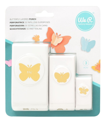 We R - Nesting - Buterfly - Perforadora De Mariposa 3 Pz