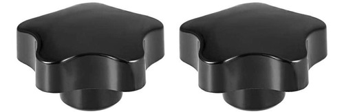 Uxcell Star Knobs Grip - Juego De 2 Pomos Hembra De Laton, 