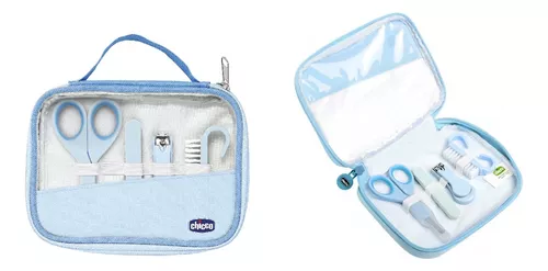 Chicco Tijeras Uñas Bebé Recién Nacido y Niños Pequeños, Cortauñas de Acero  Inoxidable con Hojas Curvas y Punta Redondeada, Funda Protectora, Goma