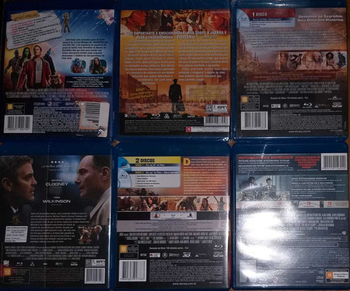 Lote 6 Blu-rays Guardiões Galáxia 2 Príncipe Da Pérsia Argo