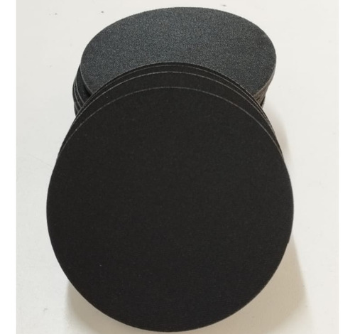 Kit Com 100 Porta Copos Redondos Preto Clássico Em Neoprene