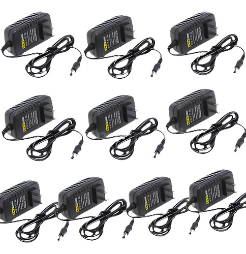 10pcs Conexión Del Adaptador Ac 100-240v A 12v 2a Fuente De 