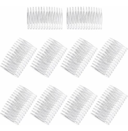 Pangda 10 Piezas Clear Hair Combets Women Hair Combs 14 Dien