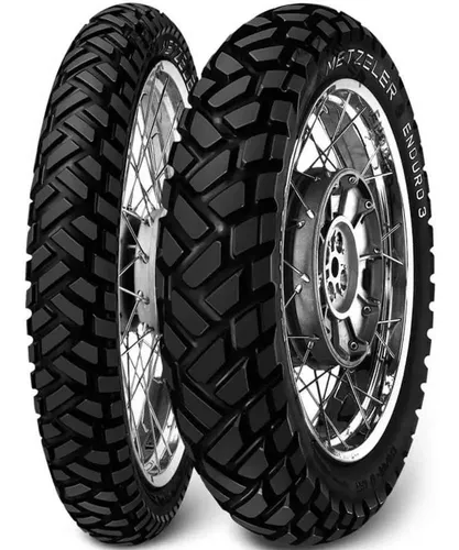 Pneu Moto 90/90-21 + 120/80-18 Enduro 3 Sahara Metzeler | MercadoLivre