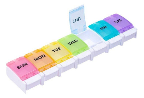 Organizador Semanal De Medicamentos Pastillero Semanario