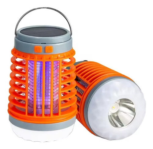 Lámpara Eliminadora De Mosquitos Portátil Recargable Con Led